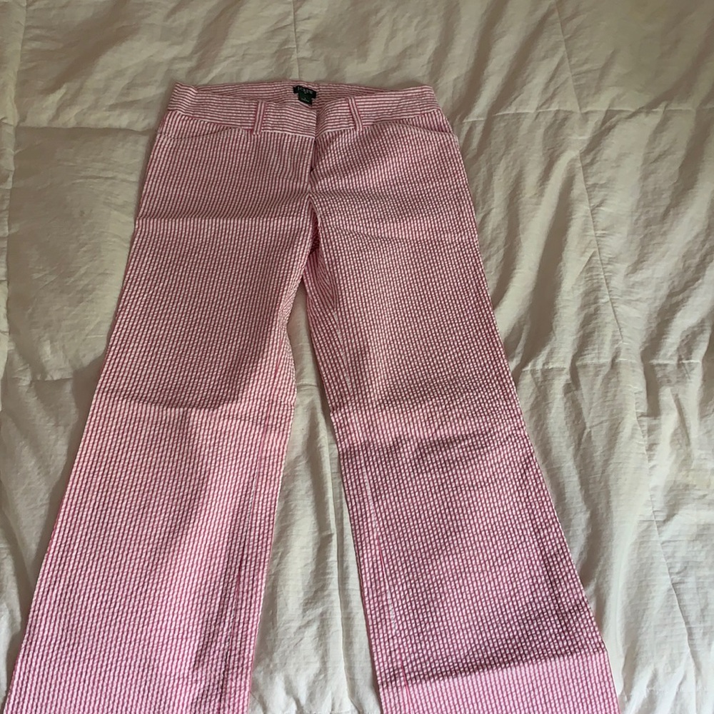Jcrew Seersucker Pants